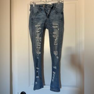 American Eagle Outfitters Distressed Blue Jeans